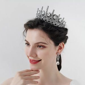Icicle Winter Wonderland Snow Princess Crystal Bridal Tiara